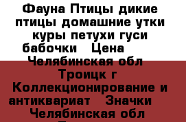 Фауна Птицы дикие птицы домашние утки куры петухи гуси бабочки › Цена ­ 18 - Челябинская обл., Троицк г. Коллекционирование и антиквариат » Значки   . Челябинская обл.,Троицк г.